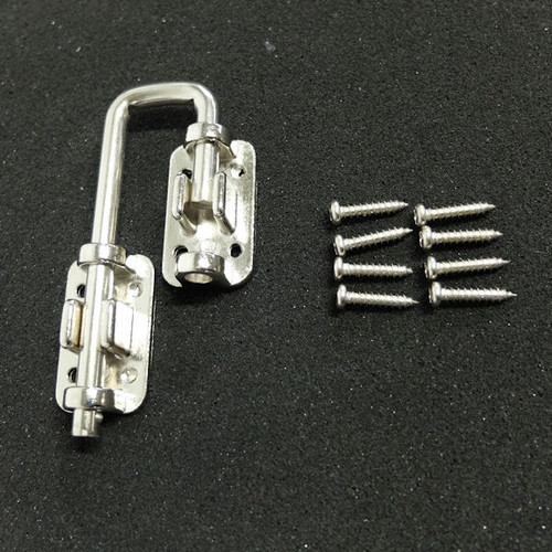 Primeline Products 1-1/4 Steel Door Security Lock in Nickel - 10-Pack