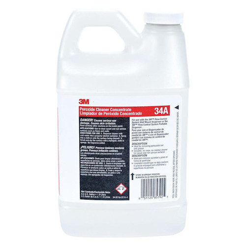3M Peroxide Cleaner Concentrate 34A, 0.5 Gallon, 4/Case