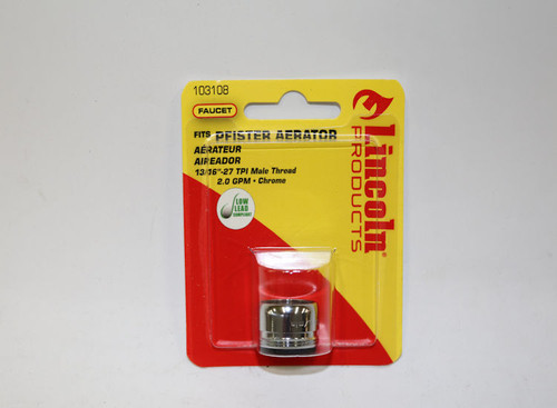 Lincoln Products 103108 2.0 GPM Male Thread Aerator