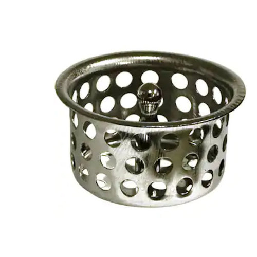 Lincoln 1-1/2" Sink Crumb Cup with Post In Polished Chrome, 30 Count