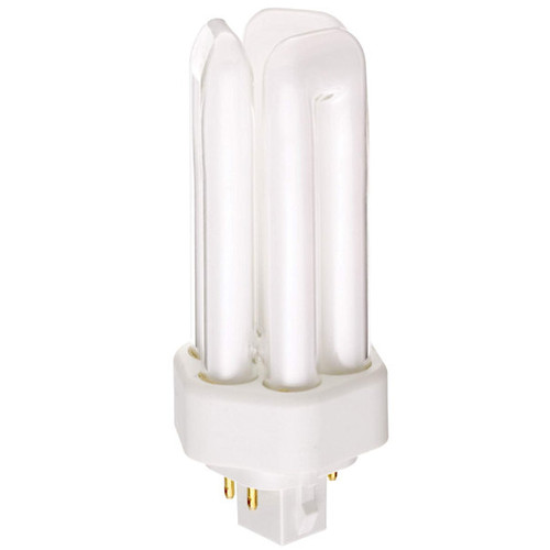 Satco S8343 3500K 18-Watt GX24q-2 Base T4 Triple 4-Pin Tube for Electronic - NEW