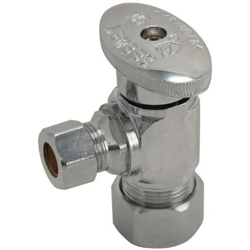 Keeney 2622PCLF 5/8" X 3/8" Angle Quarter Turn Valve