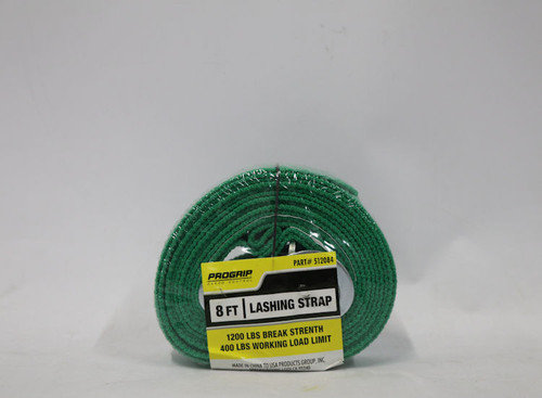 PROGRIP 512084 8 FT Lashing Strap, Green