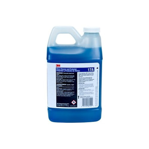 3M Glass Cleaner and Cleaner/Protector Concentrate, 0.5 Gallon,4/case(see notes)