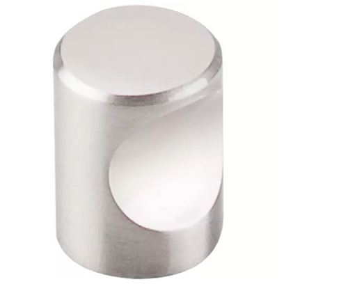 Knob in Brushed Satin Nickel Top  M579 0.75"