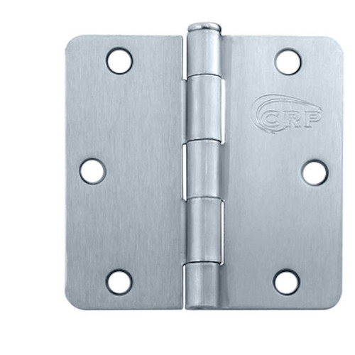 Cal-Royal 3-1/2 in. Full Mortise Plain Bearing Hinge in Satin Chrome RH61 US26D