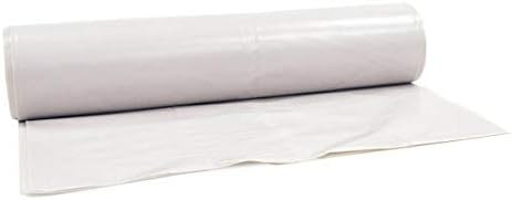 BARRICADE 10-ft x 100-ft Clear 3-mil Plastic Sheeting  (see notes)
