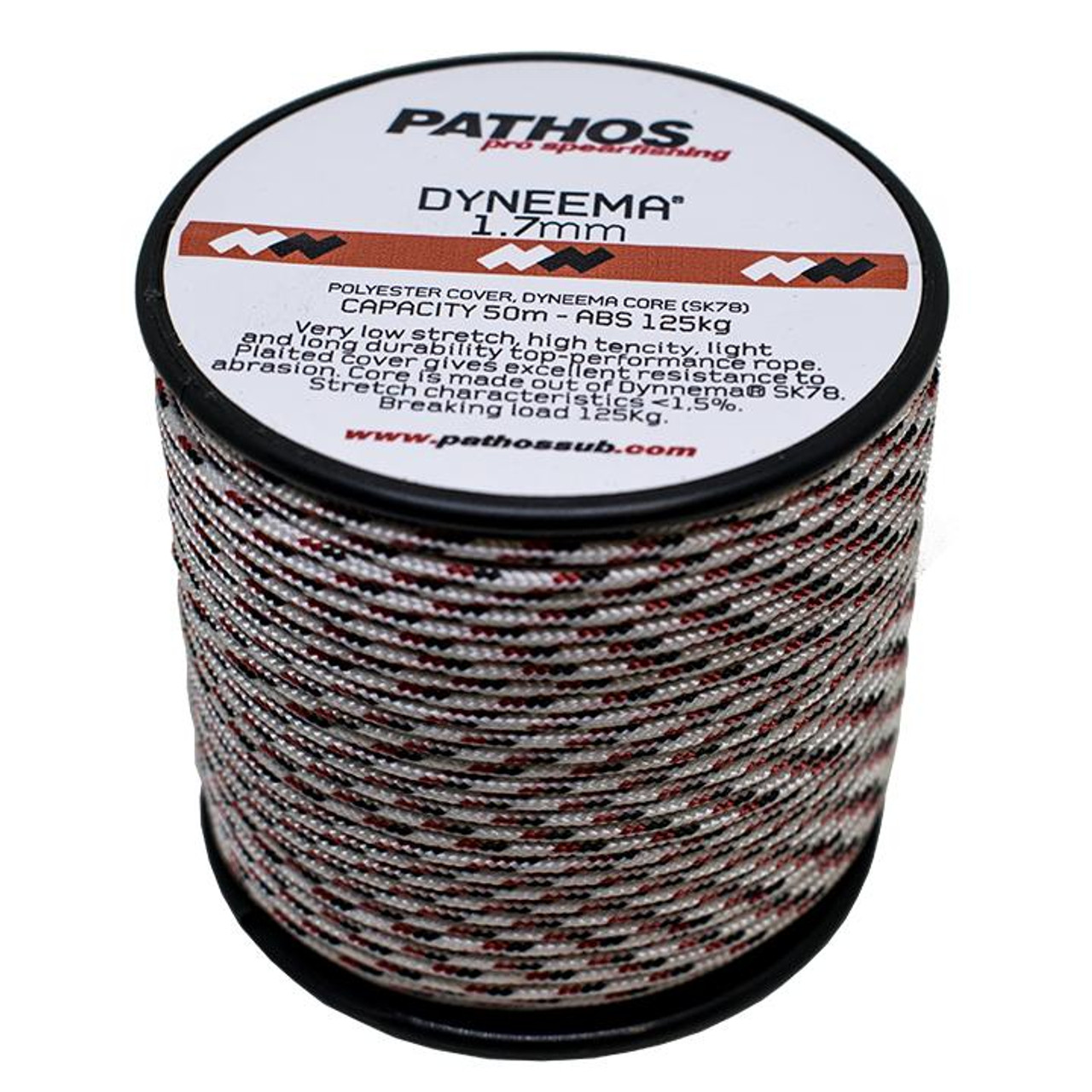 Pathos Dyneema Cord 50m - White 1.7mm