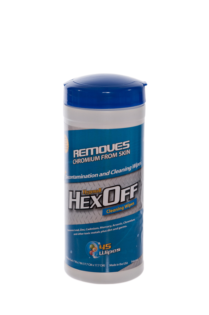 Hygenall® HexOff™ Non-Rinse Wipes, 45-Wipe Canister (Case of 12)