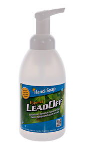 Lead removing foaming bathroom soap. Hygenall LeadOff Foaming soap. Lead removing foaming bathroom soap. Hygenall LeadOff Foaming soap.