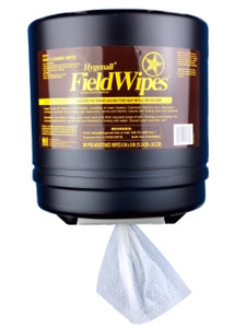 Hygenall FieldWipes Wall Mount DeconStation. Be Firefighter cancer aware with Hygenall Products.
