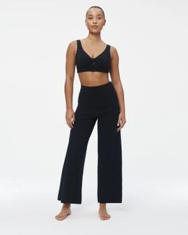Basics drapey wide-leg pant