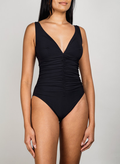 Basics ruched v-neck underwire tank (SP25)