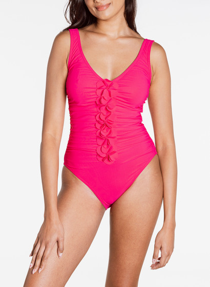 Tess ruched v-neck tank (SU25)