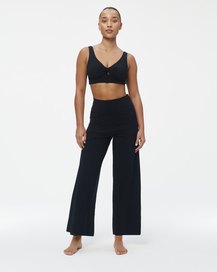 Basics drapey wide-leg pant