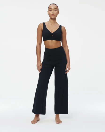 Basics drapey wide-leg pant