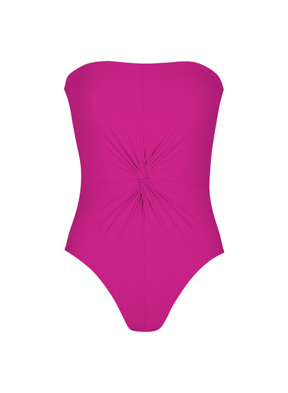 Basics twist bandeau with shelf bra (SU23)