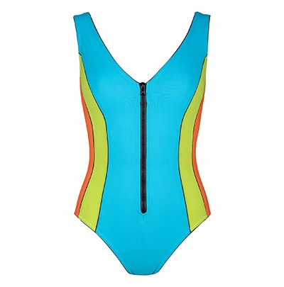 Scuba Zip up V-Neck Silent Underwire Tank