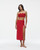 Tess slit maxi skirt