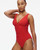 Basics ruched v-neck underwire tank