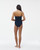 Basics ruched bandeau with shelf bra
