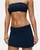 Basics ruched a-line mini skirt
