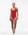 Basics ruched v-neck underwire tank