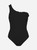 Basics ruffled one shoulder