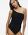 Basics ruched one shoulder