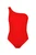 Basics ruched one shoulder