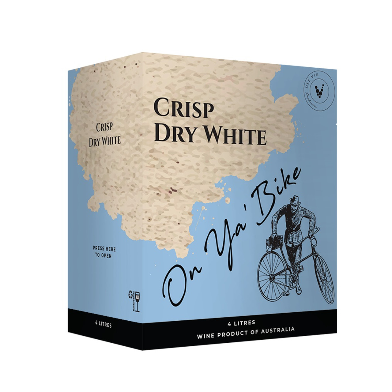 Dee Vine Estate Crisp Dry White 4 x 4lt Wine Casks