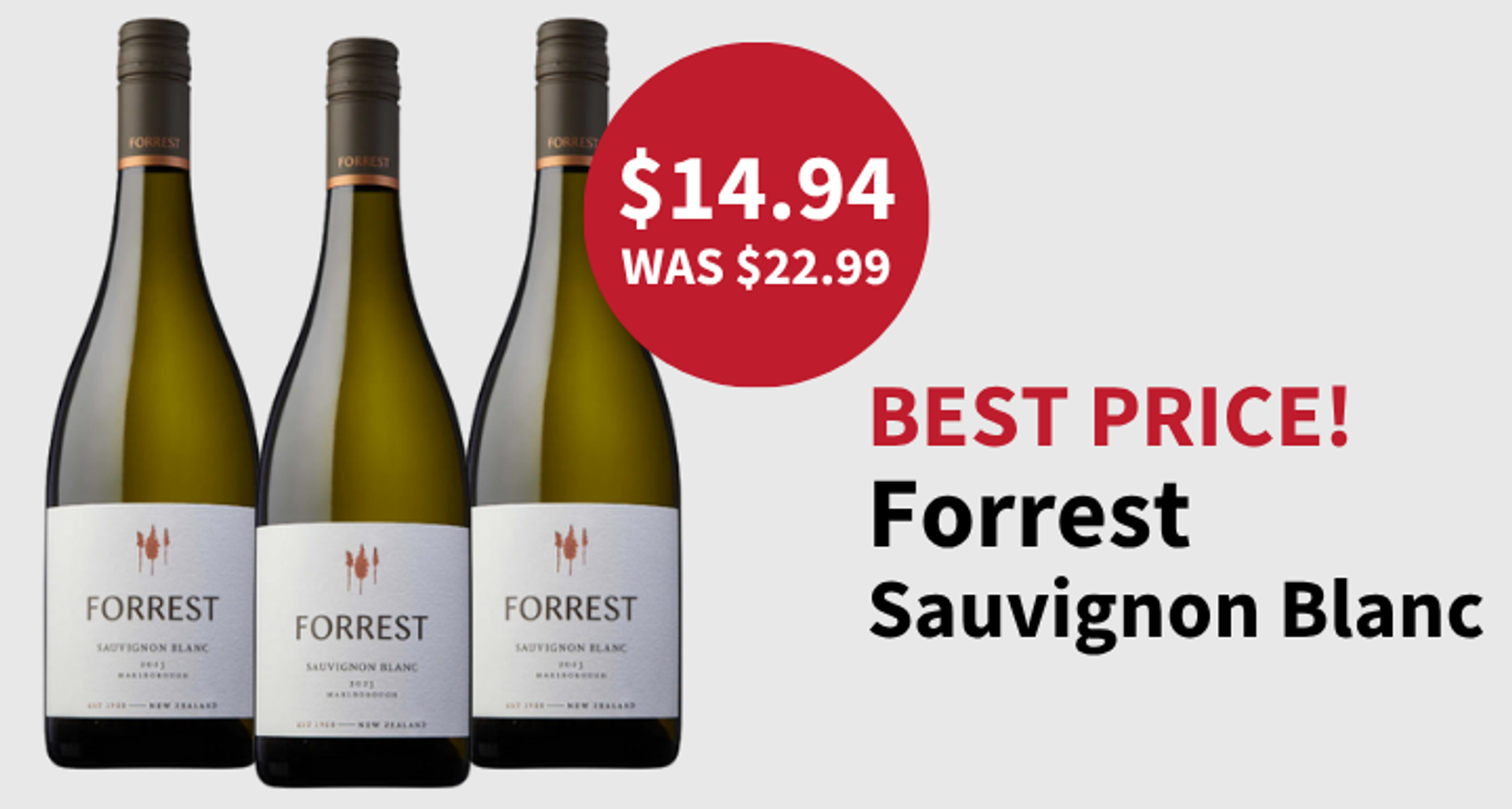 35% off Forrest Sauvignon Blanc