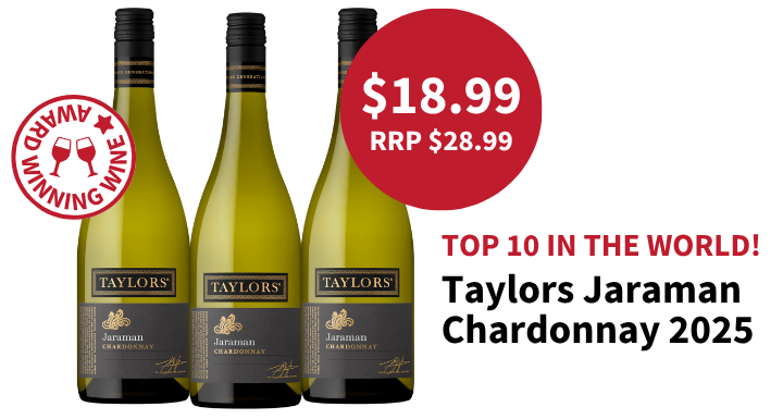 The Taylors Jaraman Adelaide Hills Clare Valley Chardonnay has been named in the Top 10 Best Chardonnays at the prestigious Chardonnay du Monde 2026.