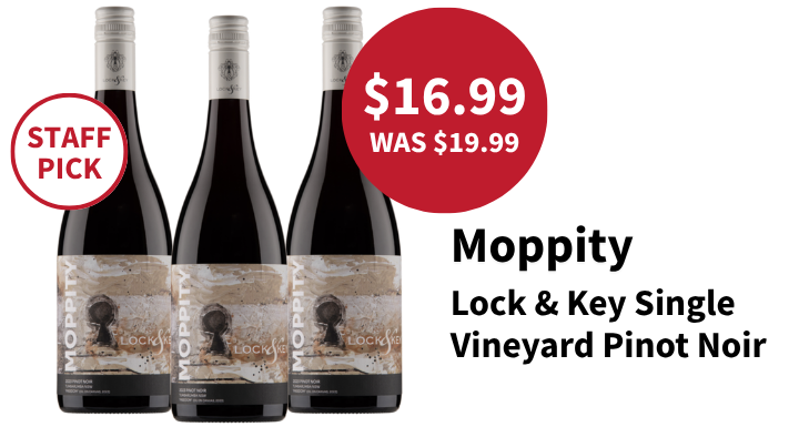 Moppity Lock and Key Single Vineyard Pinot Noir