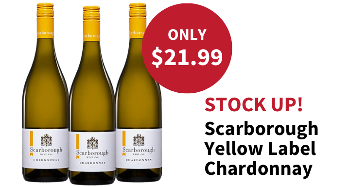 Stock up on Scarborough Yellow Label Chardonnay
