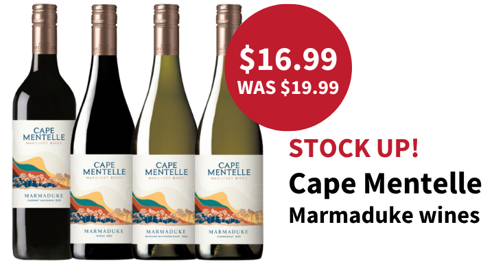 Stock up on Cape Mentelle wines