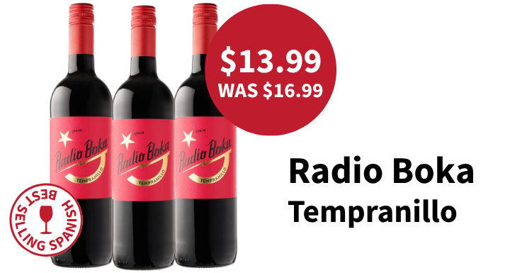Our best selling Spanish wine