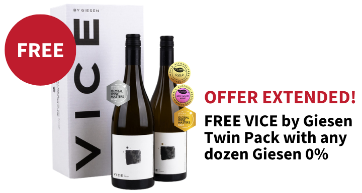 Extended Dry July offer on Giesen zero percent wines