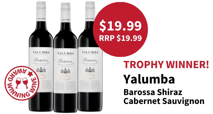 Double trophy winner  Yalumba Samuel's Collection Barossa Shiraz Cabernet