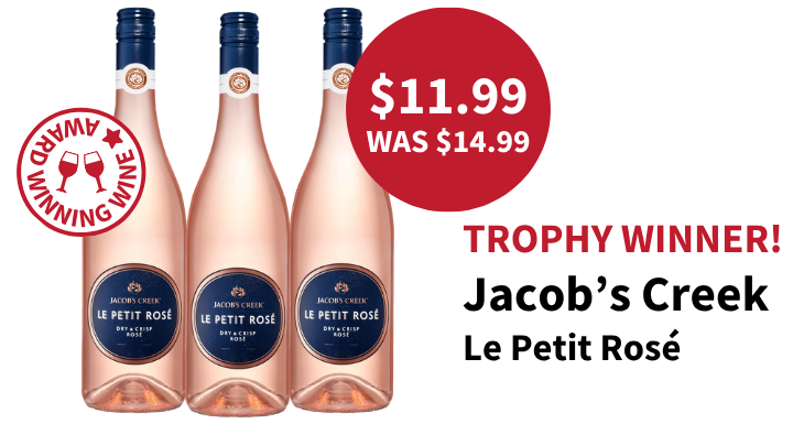 Jacob's Creek Le Petit Rosé is an award winner