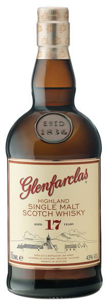 Glenfarclas 17 Year Old Single Highland Malt Scotch Whisky 700ml