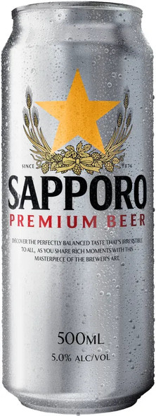 Sapporo Premium 24 x 500ml Cans