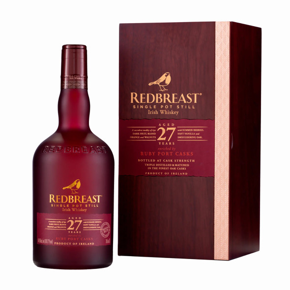 Jameson Red Breast 27 Year Old Single Pot Still Irish Whiskey 700ml