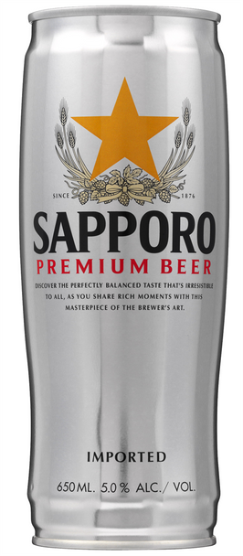 Sapporo Premium 12 x 650ml Cans