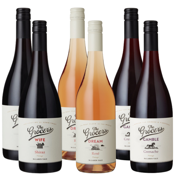 The Grocer's Mixed Six Pack of Wine