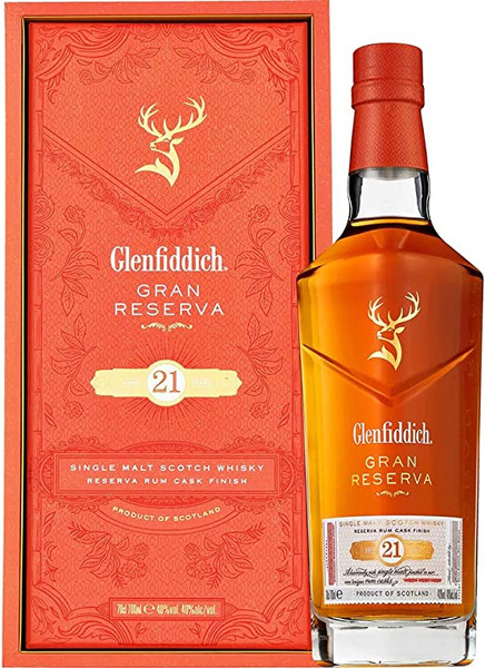 Glenfiddich Gran Reserva 21年 700ml Glenfiddich Gran Reserva 21 Year Old Single Malt Scotch
