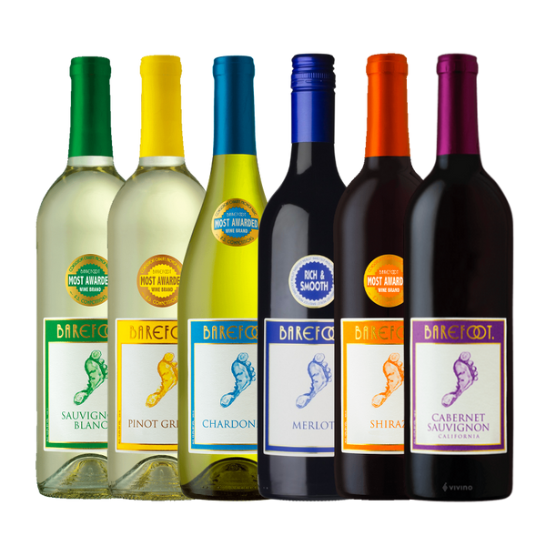 Barefoot Wine Mixed 6 Pack