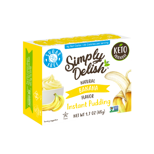 Simply Delish Natural Banana Instant Pudding 48g