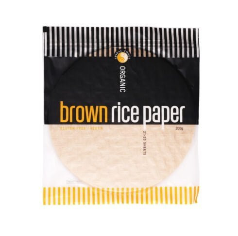 Spar Rice Paper Spiral - Organic Brown Rice Paper 200g