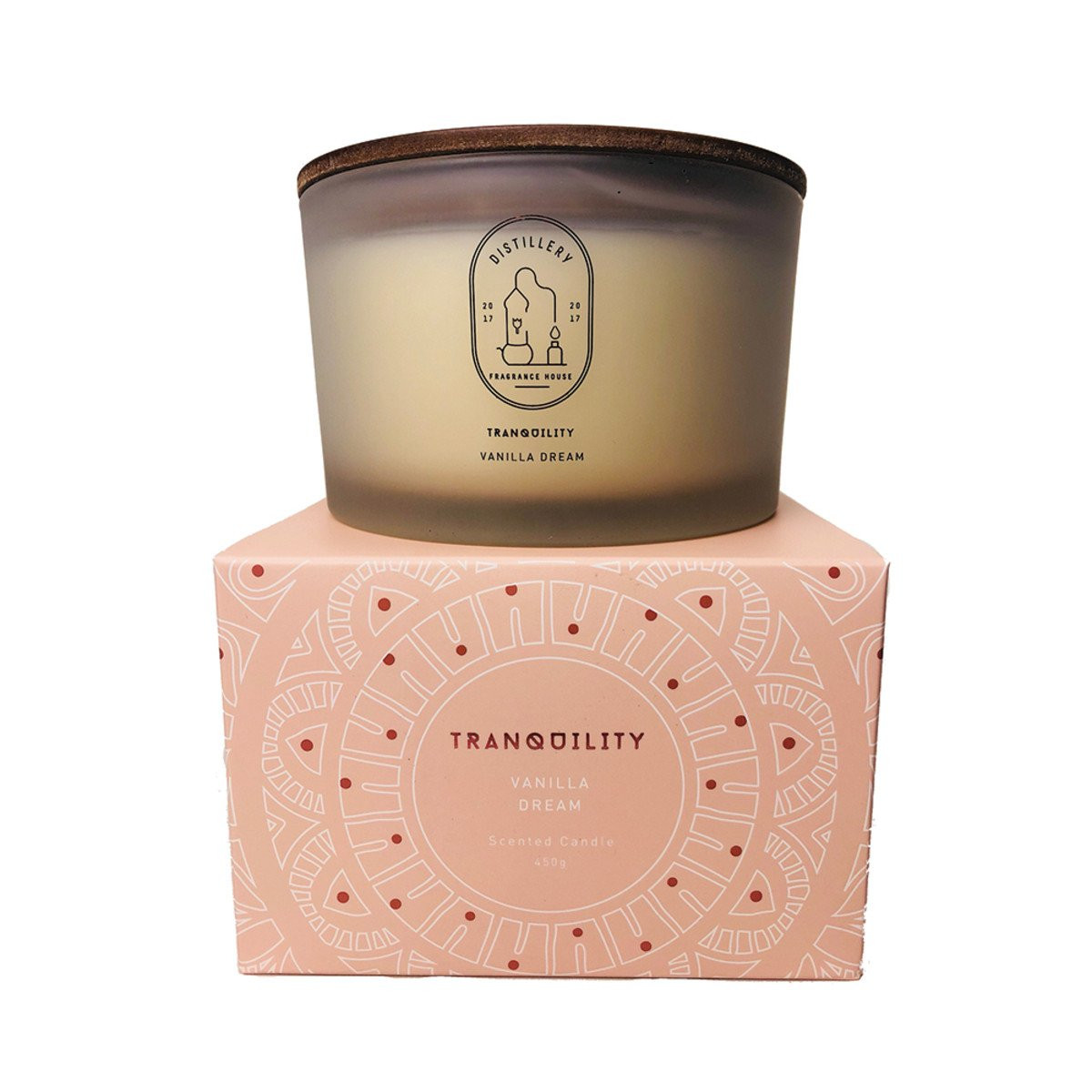Distillery Fragrance House Tranquility (Vanilla Dream) Soy Candle 450g